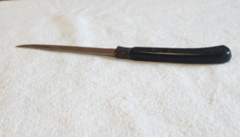 Vintage Wilshire LTD Stainless Steak Knife Textured Black Bakelite Handl... - $223.20 MXN