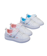 Hello Kitty Embroidery Girls Sneakers White Classic Tennis Shoes Kids Tr... - £16.75 GBP