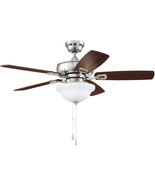 Craftmade Twist N Click 42 in. Indoor Dual Mount Ceiling Fan Brushed Nickel - $3,809.21 MXN