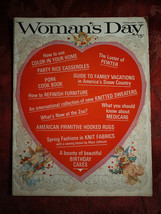 WOMANs DAY magazine February 1966 Valentines Spting Fashions Eleanor Jones - £7.64 GBP