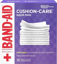 Band Aid Brand Cushion Care Non Stick Gauze Pads, Individually Wrapped, ... - £5.57 GBP