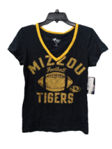 G-III Donna Missouri Tigri Pulce Sfarfallio Manica Corta T-Shirt, Nero - Piccolo - £11.71 GBP