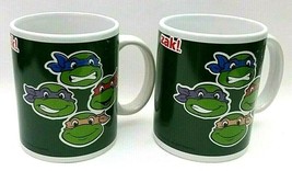 ( LOT 2 ) TRUST ME NINJA Turtles Coffee Cup Ceramic Mug - 11.5 oz Ea - by Zak! - $18.78