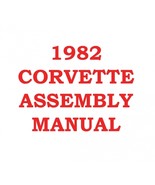 1982 Corvette Assembly Manual - $39.55