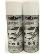 (2 Ct) Duplicolor CWRC798 MATTE ARCTIC WHITE CustomWrap -EZ Peel Technol... - £23.67 GBP
