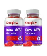 2-Pack Keto Glow ACV Gummies, Keto Glow Keto ACV Gummies (120 Gummies) - $36.43 CAD