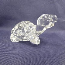 Princess House Pets 24% Crystal Lead Turtle / Tortoise 2.5&quot; Tall 4&quot; Wide LWJL8 - £12.58 GBP