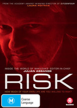 Risk DVD | Inside World of Wikileaks&#39; Julian Assange | Documentary | Region 4 - £13.83 GBP