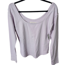 NEW We The Free Chloe Long-Sleeve Tee XL Deep Mohogany Brown T-Shirt - $24.92