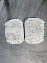 Vintage Ceramic Slip Casting Mold Of Roly Poly Rabbits - £27.61 GBP