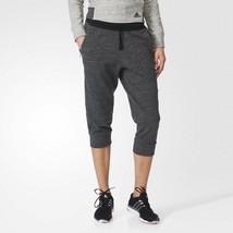 Adidas Women&#39;s Cotton Fleece Three Quarter Pants Large **Choose color** NWT - £54.13 GBP