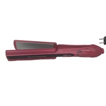 Revlon Ceramic Flat Iron Hair Straightener 1&quot; Pink Tested Works Salon St... - £8.92 GBP