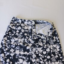 Tape Measure D2ABMF93T Women’s Black/White Floral Stretch Skirt Size 14 Waist 30 image 8