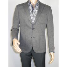 Men's MONO Turkey Casual Dress Jacket Patch Pockets Thick Cotton 1557-04 Gray image 5