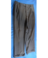 LINEAGE MILAN NEW YORK BLACK PIN STRIPE MEN&#39;S SUIT DRESS PANTS TROUSER 4... - $422.26 MXN
