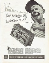 1948 Barnum&#39;s Animal Crackers Print Ad Snack Circus Nabisco 8.5&quot; x 11&quot; B... - £15.10 GBP