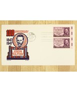 Vintage Postal History FDC 1947 100th Anniversary Joseph Pulitzer NY Can... - £5.98 GBP