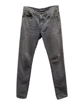 Saint Laurent Skinny Jeans In Cotton Denim Men Grey S - $95.00