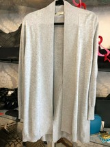 REPEAT Gray Cotton Blend Open Front Cardigan/Sweater Style#82077S161 Sz S - £63.89 GBP