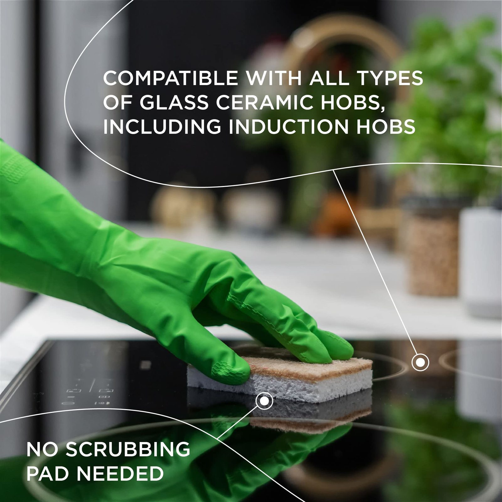 Nordicare Induction Cooktop Cleaner Polish & Protector Glass Ceramic Hob 8.45 Oz Item image 3
