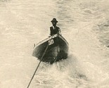 Vtg Cartolina 1910s Capri Italia Ritorno Dal Blu Cave Boat Rimorchiata D... - £4.06 GBP