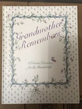 Vtg 1983 Grandmother Remembers  Heirloom Memory Book  Family Record nice - £12.57 GBP
