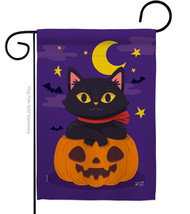 Halloween Kitty - Impressions Decorative Garden Flag G135297-BO - £15.96 GBP