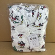 NEW Pottery Barn Teen Flannel Disney Mickey Mouse Holiday Pajama 2pc Set - LARGE - $49.99