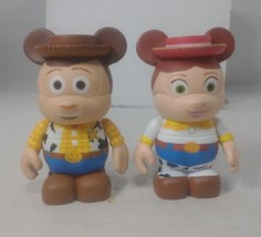 Disney VINYLMATION Toy Story Movie Lot Series 1 Woody &amp; Jessie  - $30.95