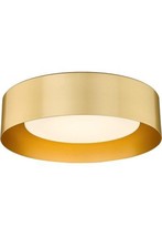 AUTELO Gold Flush Mount Ceiling Light LED 14&quot; Ceiling Mount Light Fixture wit... - £67.26 GBP