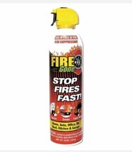 Max Professional Fire Gone White Red Fire Suppressant Canisters 16 oz - £10.22 GBP