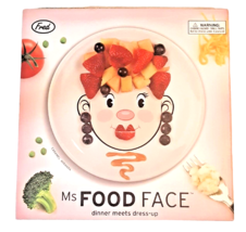 Fred and Friends Ms. Food Face Childrens Dinner Plate Have Fun With Your Food - £11.98 GBP