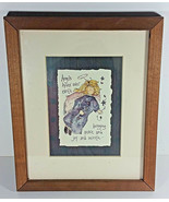 Sagebrush Fine Art Angel Print Framed 8x10 Peace Joy Mirth Annette Fish ... - £15.72 GBP