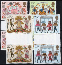 ZAYIX Great Britain 933-936 MNH Gutter Pairs Folklore Birds Dancers 021423S53 - £2.71 GBP