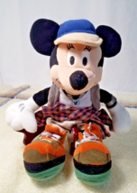 Disney California Adventures Hiking Minnie Mouse 10&quot; Plush Stuffed Animal Toy - £15.77 GBP
