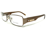 Anne Klein Eyeglasses Frames AK 9078 469-S Brown Rectangular Full Rim 54... - $51.22
