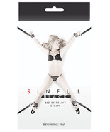 Sinful Bed Restraint Straps Black - $40.01 CAD