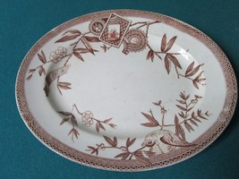 1880s Wedgwood Pottery /England 10&quot; Oval Tray Louise Pattern Aesthetic Style - £98.90 GBP