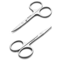 Facial Hair Small Grooming Scissors For Men Women Eyebrow Nose Hair Must... - $338.59 MXN
