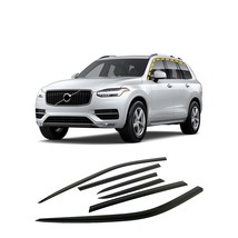 Rain Guards for Volvo XC90 2016-2022 (6PCs) Black Tape-On Style - $144.15