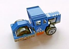 Matchbox Road Roller from 1998, Blue Die Cast Metal Road Works Tractor, ... - $5.93