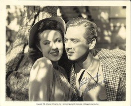 *DOUBLE DATE (1941) Peggy Moran &amp; Rand Brooks 8x10 SIGNED BY RAND BROOKS - £51.95 GBP