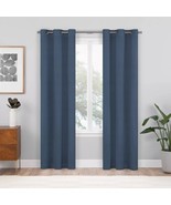 2pk 84x37 Shadow Blackout Curtain Panels Blue - Eclipse - $12.86