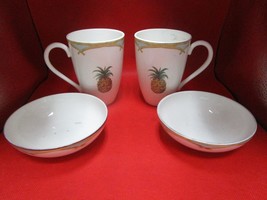 Lenox British Colonial Bamboo mugs and dishes - £55.89 GBP