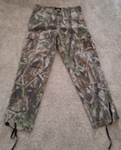 Mens Camo Cargo Pants Size M (34x31) Red Head Realtree Hardwood Camouflage - £18.11 GBP