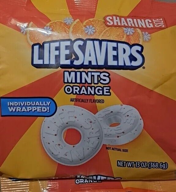 Life Savers Mints - Orange 3 bags (39 oz.)  - 13 oz. each x 3 - £25.51 GBP