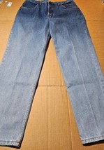 Harley-Davidson Button Fly Jeans Hombre Blue Denim Women&#39;s 16R 34x30 Mot... - $20.00