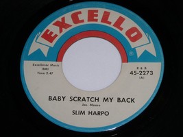 Slim Harpo Baby Scratch My Back I&#39;m Gonna Miss You 45 RPM Record Excello 2273 - £9.73 GBP