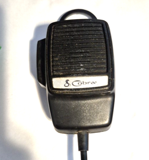 Vintage COBRA Microphone 4-pin Cobra CB Radio Microphone - $9.04