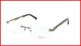 ZILLI Eyeglasses Frame Titanium Acetate Leather France Made ZI 60013 C03 - £659.20 GBP